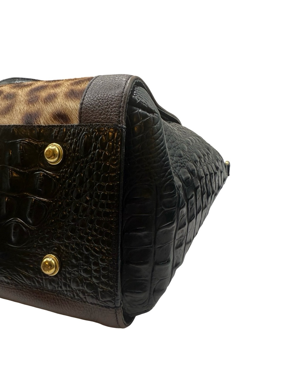 Brahmin Anna satchel w/ Calf hair design - Picture 6 of 12